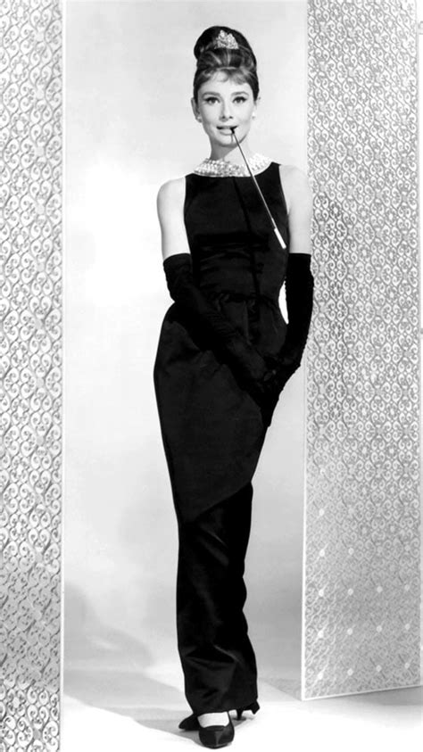 audrey hepburn little black dress